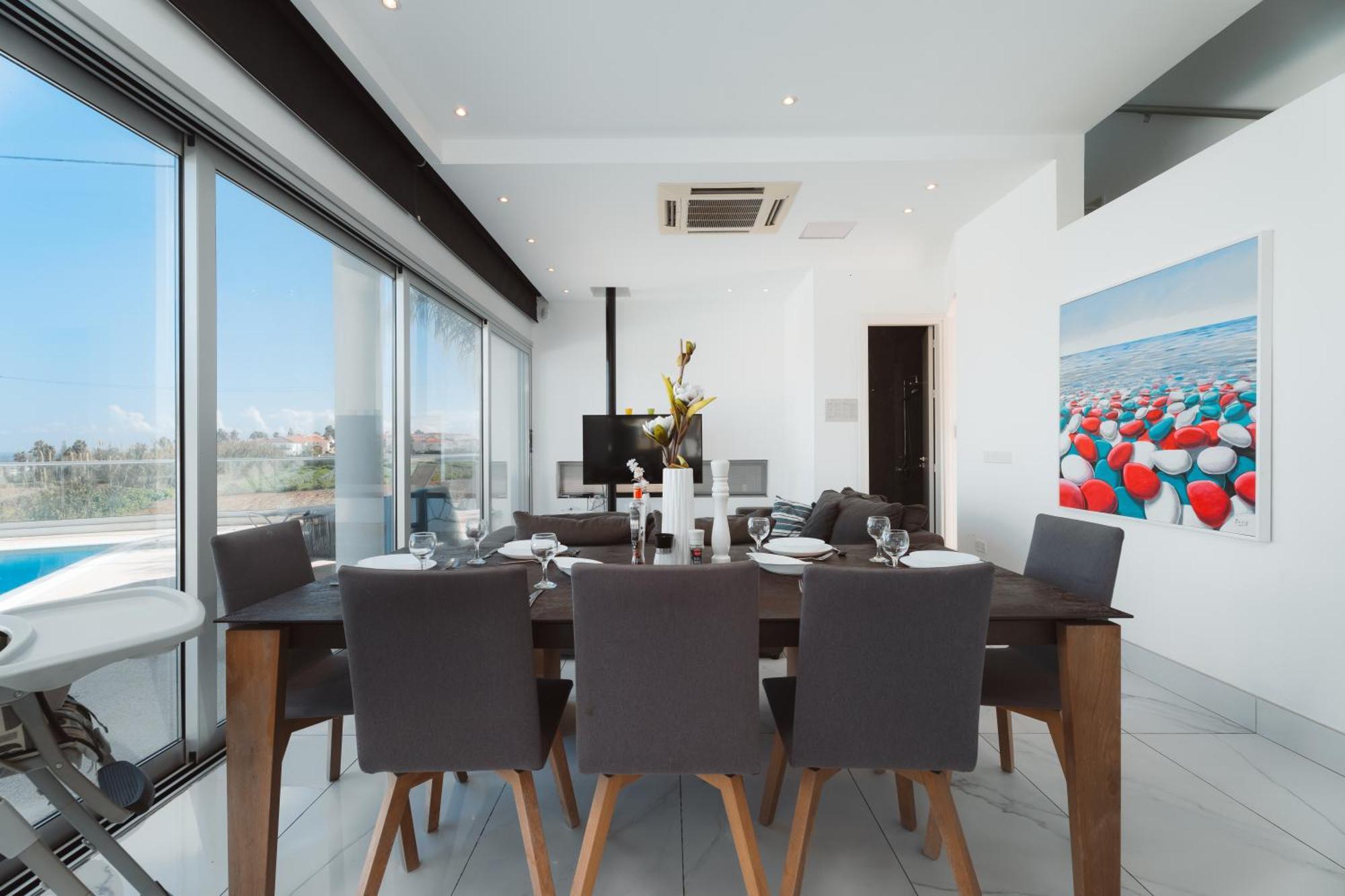 Seaside Luxury Villa Paralímni Kültér fotó