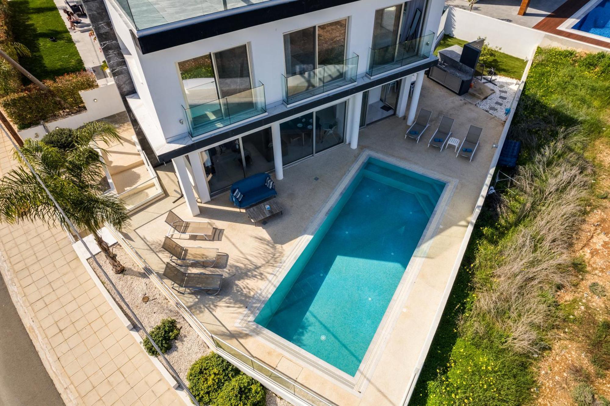 Seaside Luxury Villa Paralímni Kültér fotó