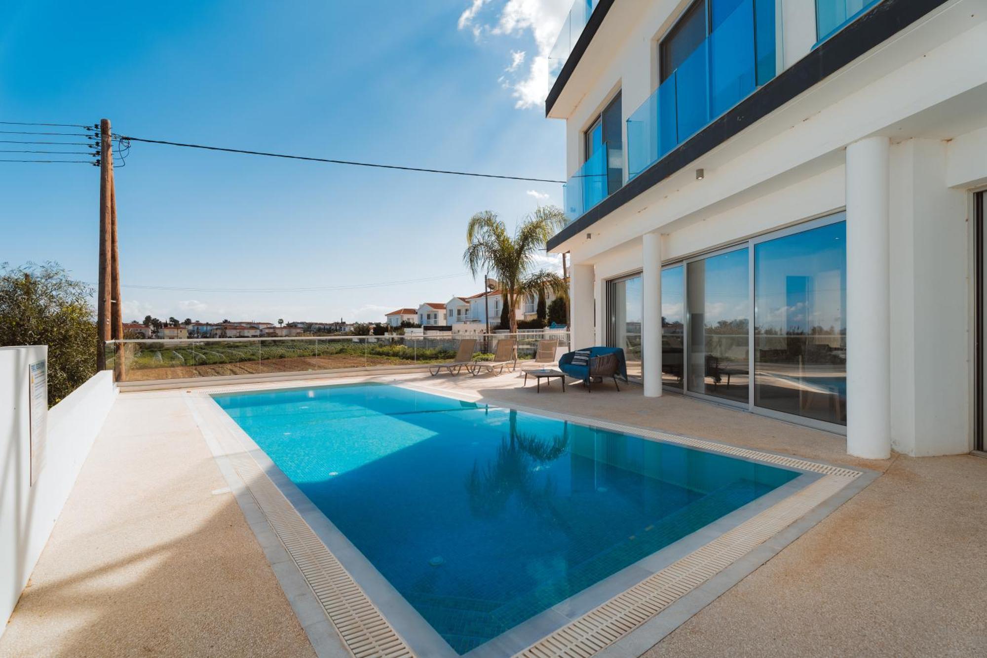 Seaside Luxury Villa Paralímni Kültér fotó