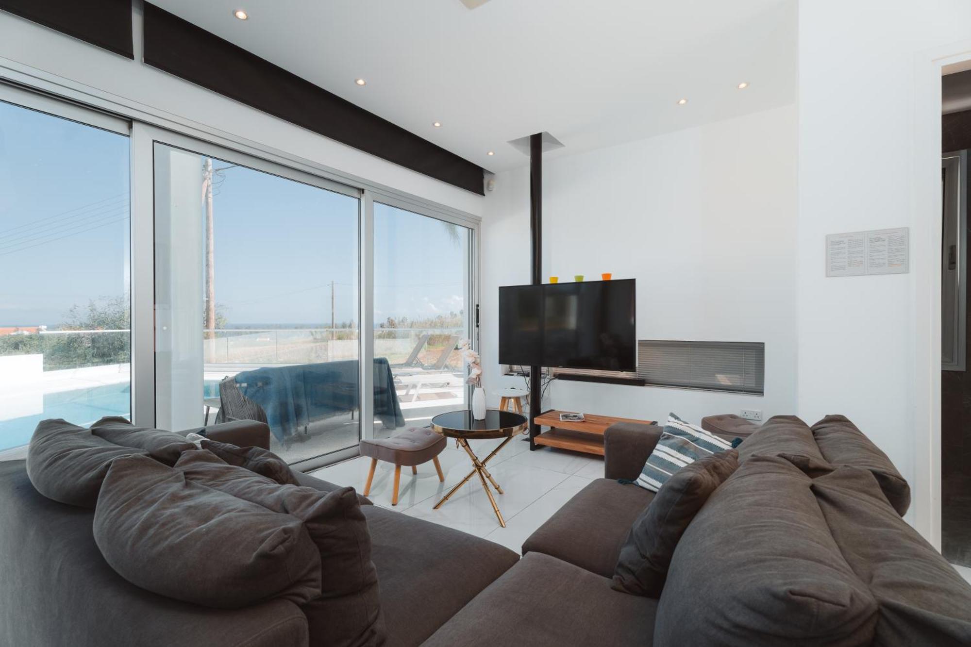 Seaside Luxury Villa Paralímni Kültér fotó