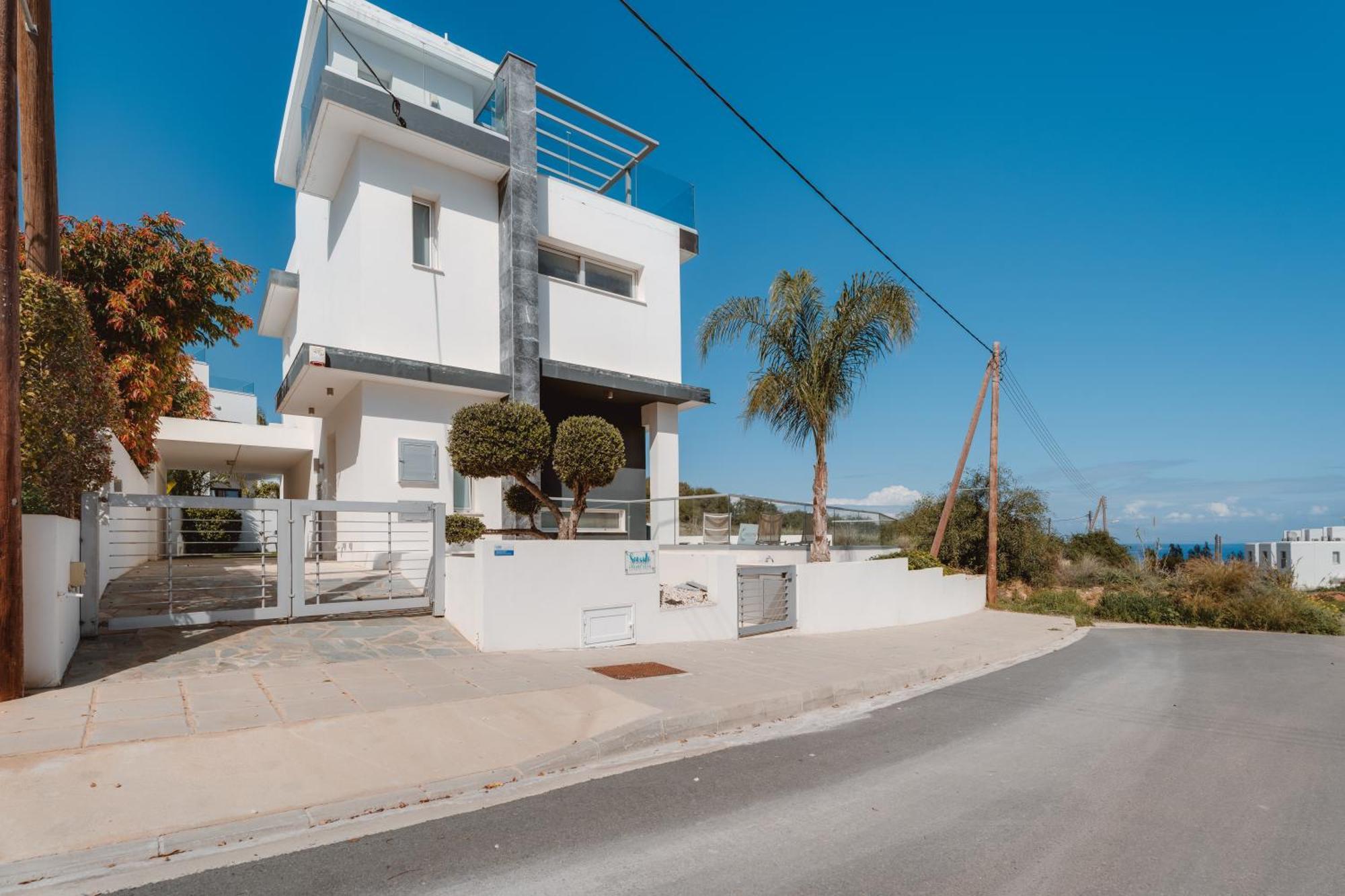 Seaside Luxury Villa Paralímni Kültér fotó