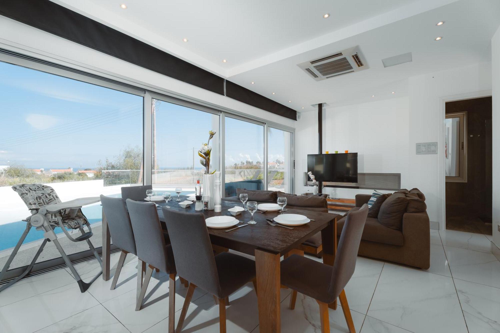Seaside Luxury Villa Paralímni Kültér fotó